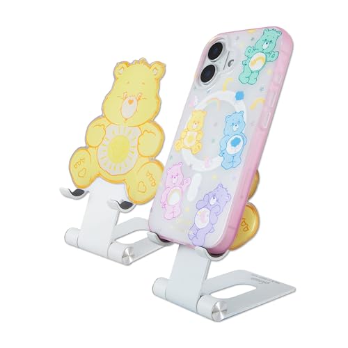Sonix x Care Bears Character Phone Stand | Adjustable Cell Phone Holder, Desk Stand, Dock | Funshine Bear - color: Funshine Bear