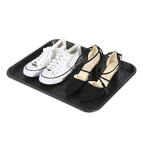 Multi-Purpose Boot Tray Mat,Boot Tray for Entryway, Pet Bowl Tray,Dog Bowl Mat,Waterproof Trays for Indoor and Outdoor Floor Protection,20“x 15"/2 Pack - size: 20x15*2 pack