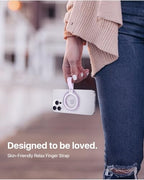 andobil [2026 Unrivaled Stability] Magnetic Phone Grip Holder for MagSafe Ring Stand Holder Kickstand Compatible with MagSafe Accessories for iPhone 17 Air 16 Pro Max Plus 15 14 13 12&Android, Purple - color: Purple