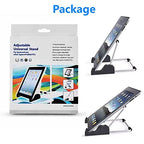 Kinizuxi Tablet Stand Adjustable, Aluminum Alloy Non-Slip Tablet Holder for Desk Fit for Tablets, ipad Samsung and Kindle Fire, Display Stand Picture Frame Stand for Photo