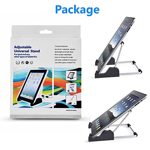 Kinizuxi Tablet Stand Adjustable, Aluminum Alloy Non-Slip Tablet Holder for Desk Fit for Tablets, ipad Samsung and Kindle Fire, Display Stand Picture Frame Stand for Photo