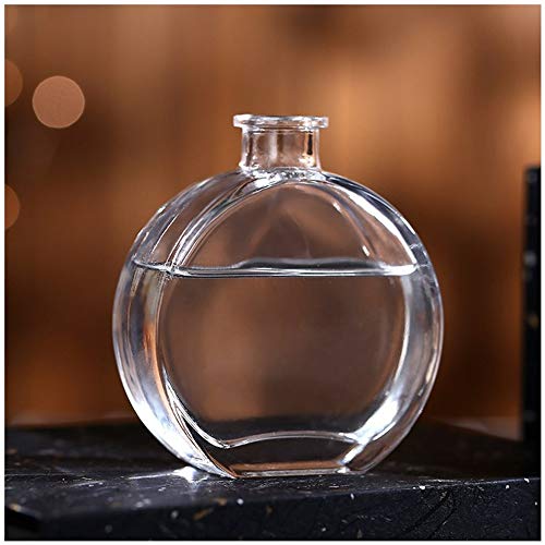 Set of 2 Mini Clear Glass Vase,Small Flower Bud Vase Hydroponics Planter Decorative for Flower,Table,Party,Home,Centerpieces(Clear 4) - color: Clear 4