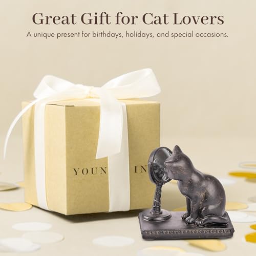 Young's Resin Cat Reading Figurine, 13.25-Inch (10616) - style: Reading