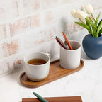Solid Wood Serving Platters and Trays of Natural Wood with Edge,Rectangular Avoid Sliding and Spilling Food (Acacia Oval Platters 6 Pack) - color: Acacia Oval Platters 6 Pack