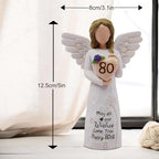 80th Birthday Gifts for Women, 80th Birthday Decorations for Women, Sculpted Hand-Painted Figurine - style: 80th Birthday Gifts