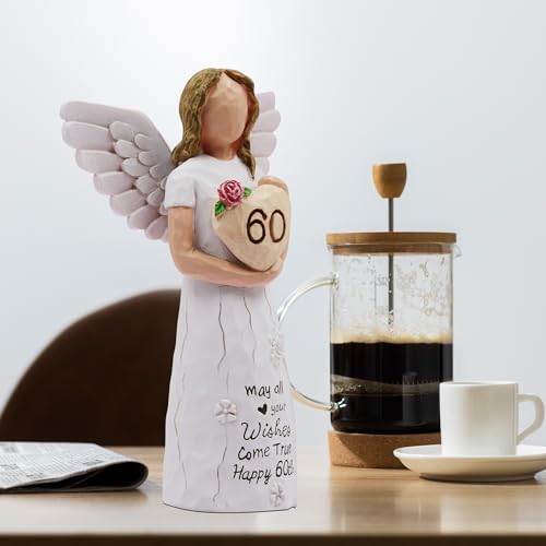 60th Birthday Gifts for Women, Gifts for 60th Birthday Women, Sculpted Hand-Painted Figurine - style: 60th Birthday Gifts