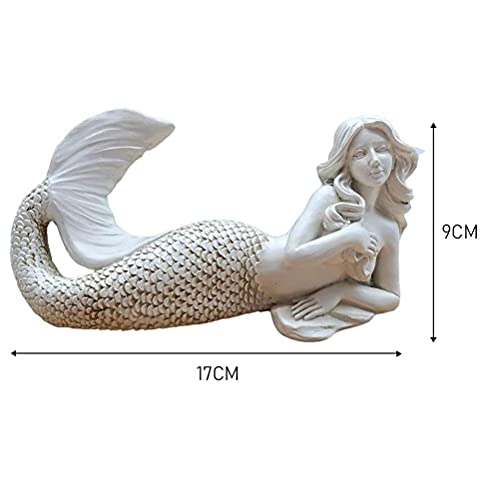 Statue Home Decor, Lying Garden Sculpture Figurine Statue Modern Art Ornament for Garden Home Office Desktop Decoration