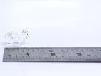 Rare Snail Micro Tiny Hand Blown Glass Art Figurines Animals Collectible Gift Home Décor (Clear) - color: Clear
