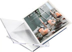 Acrylic Book Stand Large Clear Acrylic Book Holder, 12.5" x 9.5" x 5.7", Open Book Holder Stand for Display and Reading Cookbooks, Art Books, Bibles, Magazines - Home and Office - color: Clear, size: Large