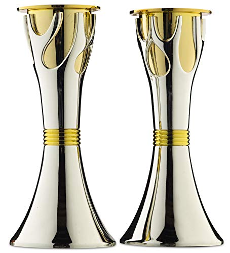 Rite Lite Tree of Life™ Luxury Candlestick Set Beautiful Shabbat Candle holder 4" - size: Small