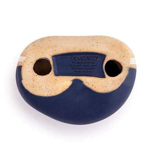 DEMDACO Inspired Everyday Collection Enjoy The Journey Dragonfly 2-Toned Blue and White 4.5 x 3 Stoneware Decorative Garden Stepping Stone Patio Walkway Sculpture Yard Art - style: Inspired Stone - Journey
