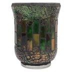Amosfun Mosaic Candle Holder Stained Glass Home Decoration Table Candlestick Scented Candle Stand Tealight Holders Table Centerpieces