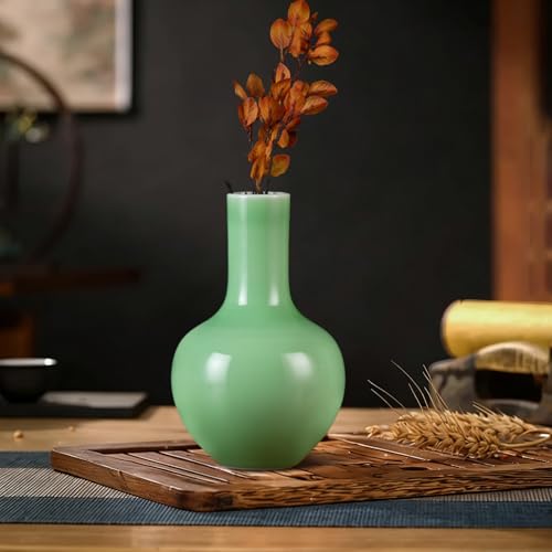 KAMMAK Colored Ceramic Vase, Beautiful Hand-Painted Decorative Vase, Modern Art Porcelain Vase for Flower Mantle Dining Table Centerpiece, Entryway Living Room Wedding Decoration, SS003 - style: SS003