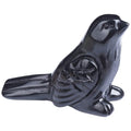 Black Obsidian Crystal Bird Carving Hand Carved Gemstone Bird Figurine 2.4 Inch Polished Animal Sculpture Healing Stone Home Office Desk Decoration Gift Collection - color: Obsidian Bird