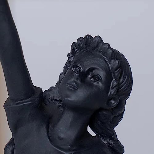 Flying Balloons Girl Statue,Resin Figure Sculpture Crafts Ornament Modern Art Sculptures for Home Decor,Anti-war Theme - style: Modern-6balloon