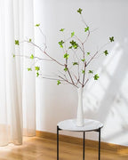 Tall White Vase 16 Inch Skinny Flower Vases, Handmade Ceramic Vase Modern Minimalist Style for Living Room, Home, Office, Centerpiece,Table, Wedding Party - color: 16.5inch&white