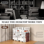6Pairs Book Ends Bulk Square Wooden Book Ends Heavy Duty Bookends - color: Square Blackwalnut, size: 6Pair