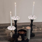YOROXRG 200 pcs Church Candles with Drip Protectors for Devotional Candlelight Vigil Service, Unscented White 5" H X 1/2" D, No Smoke, Shabbat, Praye - color: White-5" 200