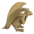 Design Toscano OS68829 Legend of Cambridge Hopping Gargoyle Gothic Decor Statue, 12.5 Inch, Stone - style: Hopping Gargoyle