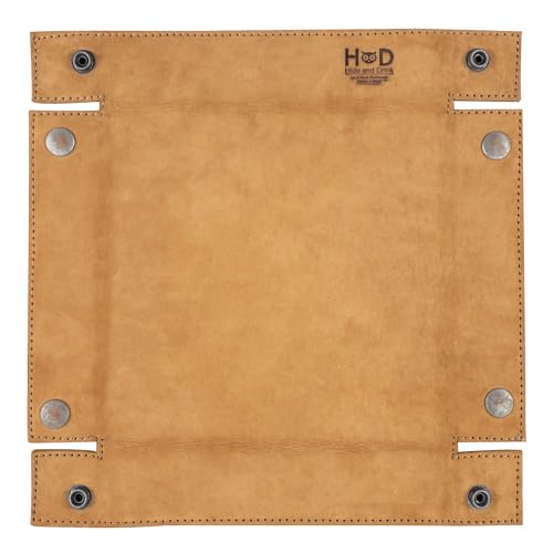 Hide & Drink, Leather Catchall Change Keys Coins Jewels Box Tray Big Storage, Handmade :: Old Tobacco - color: Old Tobacco