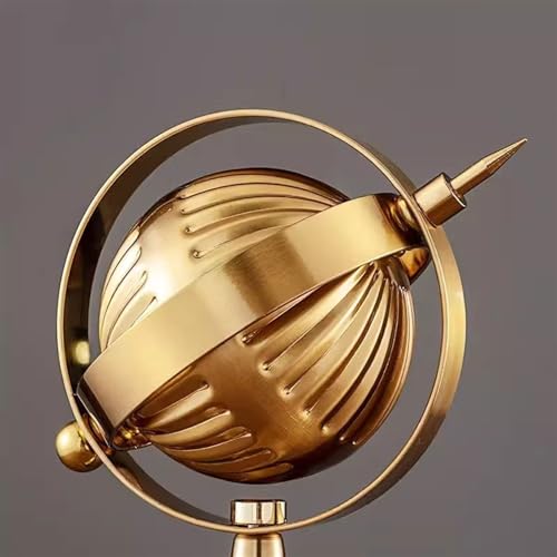Statue Decorations Luxury Metal Globe Ornament Decorations Entrance Study Modern Creative Office Crafts Living Room Furnishings Home Decor Object(S) - size: Small