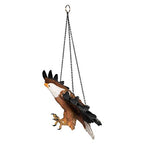Design Toscano Flight of Freedom Hanging Eagle Sculpture 19 Inch - style: Single