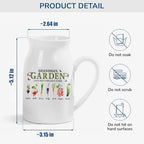 Personalized Grandma's Garden Ceramic Vase - Custom Root for Each Other Vase with Names, Unique Vegetable Art Flower Vases, Gift for Grandma, Gigi Nana, Mom, Mother's Day, Birthday - color: Style 03