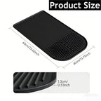 Silicone Toaster Countertop Mat for Kitchen, Heat Resistant Crumb Catcher Tray for Toaster, Catch Crumbs & Spills, Protect Countertops, Easy to Clean (Black) - color: Black