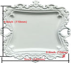 khtumeware 1 Pack Jewelry Dish White Jewelry Trays ideal for holding jewelry rings and small trinkets. - color: White