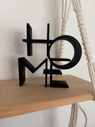 Modern 3D - Home Decor Minimalist (Black) - color: Black