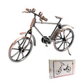 Bicycle Decor Unique Metal Bicycle Home Office Bike Decoration Art Ornaments Figurines Bike Red Copper Bike Decor Iron Decorative Bicycle Classic Bike Sculpture for Children Toys Gifts