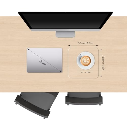 Clear Desk Mat, Non-Slip PVC Desk Protector Mat with Round Edge, Heat Resistant & Waterproof Clear Desk Writing Mat for Home and Office (11.8''*11.8'') - size: 11.8''*11.8''