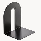Officemate Bookends, Heavy Weighted 10-inch Steel, Black (93182) (Pack of 6) - size: Letter (Pack of 6)