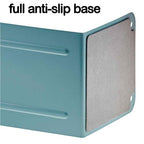 Acrimet Metal Bookends, Jumbo Size 9" H x 4" W x 4-1/2" D, Non-Skid Book Stand for Shelves, Heavy Duty Book Stopper, Green, 1 Pair - color: Green