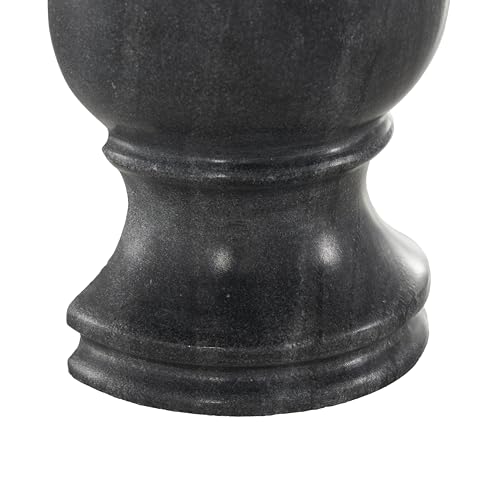 Deco 79 Marble Globe Decorative Bookends Sleek Orb Non Skid Bookends, Set of 2 Office Bookends2 W, 7" H, Black - color: Black, size: 2"W, 7"H