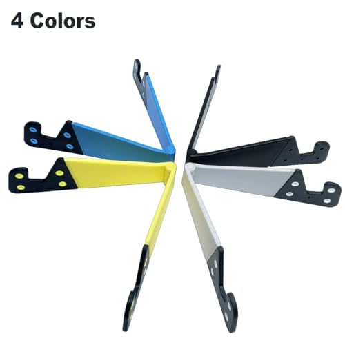 4 Pack Cell Phone Stand, Foldable Phone Holder for Desk Compatible with Phone 16 15 14 13 12 11 Pro Xs Xs Max Xr X 8, Nintendo Switch, All Phones - color: Polychrome Portable