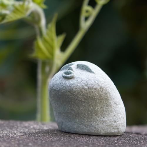 Cute Stone Primitive Man Figurine: Funny Stoneman Statue for Outdoor Decor, Carving Face Garden Home Decoration Fish Tank Ornament - Stone Man D - style: Stone Man D
