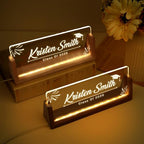 Custom Name Plate for Desk, Personalized Light Up Acrylic Desk Name Plate, Personalized Graduation Gifts 2026 for Him Her, Class of 2026 Graduate Gift, High School College Grad Gift (Design10-Graduation) - color: Design10-Graduation