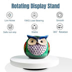 fotoconic 360 Degree Electric Rotating Display Turntable 10.24" / 26cm Motorized Rotary Stand, 3RPM, 33Lbs / 15kg Centric Loading, Anti-Clockwise & Clockwise Direction - size: White 10.24", 33Lbs Loading