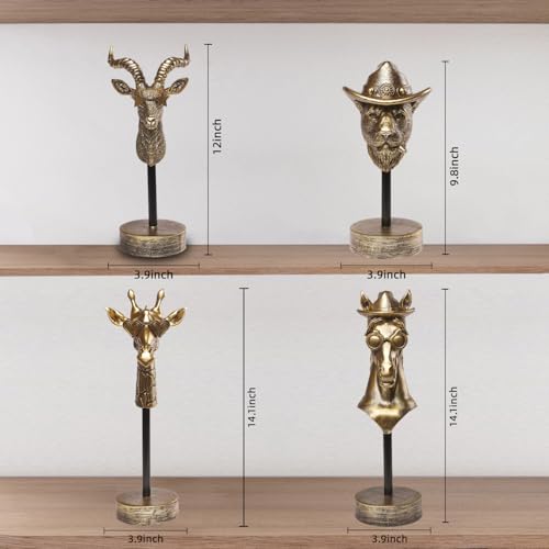 Handcrafted Resin Sculpture (Bronco)- Modern Home Decor Accent, Trending Living Room & Office Decor, Elegant Tabletop & Shelf Decor for Desk, Bookshelf, Nightstand - Unique Gift Idea - style: Bronco