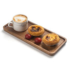Bathroom Vanity Tray, Bathroom Tray for Counter, Toilet Tank Tray, Wood Bathroom Tray for Organizing and Home Decor (11.8 x 5.1 x 0.8 inch) - size: 11.8" x 5.1" x 0.8"