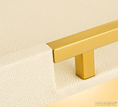Modern Elegant 17.5”x12” Rectangle Cream Rectangle Shagreen Faux Leather Decorative Tray Ottoman Tray Coffee Table Perfume Living Room Kitchen Serving Tray with Gold Polished Metal Handles. - color: Cream/Gold