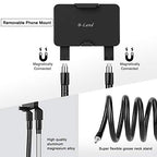 B-Land Cell Phone Holder, Universal Mobile Phone Stand, Lazy Bracket, DIY Flexible Mount Stand with Multiple Function (Black) - color: Black