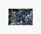 RIFLE PAPER CO. Peacock Catchall Tray, Keep Valuables Secure, Protect Small Items, Minimize Loss, Organize Desk, Keep Your Items in Sight, Cute and Fashionable - color: Peacock