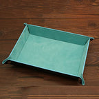 Valet Organizer - Catchall Tray for Jewelry, Wallets, Watches, Keys, Coins, Phones, Glasses - Perfect for Nightstand, Desk, Entryway - color: Light Blue