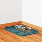 All Weather Boot Tray - Small Water Resistant Plastic Utility Shoe Mat for Indoor and Outdoor Use in All Seasons by Stalwart (Teal) - color: Teal