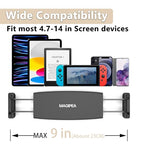 Tablet Stand Holder, Mount Holder Clip with Grip Flexible Long Arm Gooseneck Compatible with ipad iPhone/Nintendo Switch/Samsung Galaxy Tabs/Amazon Kindle Fire HD - Black - color: Black