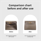 DGAZ Silk Purse Organizer Insert For Hermes Kelly Danse 22 bag，Silky Smooth Bag Organizer，Luxury Handbag & Tote Shaper（Etoupe grey，22） - color: Etoupe grey