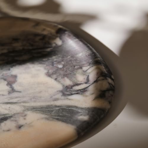 Natural Marble Cloud Shape Jewelry Tray, Key Tray For Entryway Table, Jewelry Dish Trinket Tray for Home Décor, Ring Holder for Women Gift, 10"(25cm) X 6.3"(16cm) - size: 10"(25cm) X 6.3"(16cm)