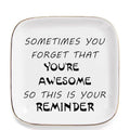 Inspirational Gifts for Women Ring Dish - You're Awesome - Unique Gifts Best Friends Gifts for Women Coworker Christmas Retirement Gifts - style: You're Awesome